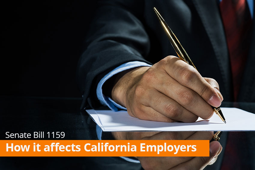 Senate Bill 1159 – How it affects California Employers